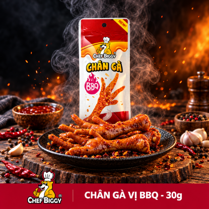 Picture of CHEF BIGGY Chân Gà 30g - Vị BBQ (1 Bịch  - 20 Cái)
