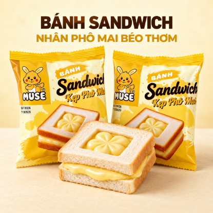 Picture of Bánh Sandwich kẹp phô mai 85g